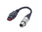 Preview: Adapter Kabel für Golfcaddy Trolley Akku 2 Anderson auf XLR3 Anschluss Verbinder
